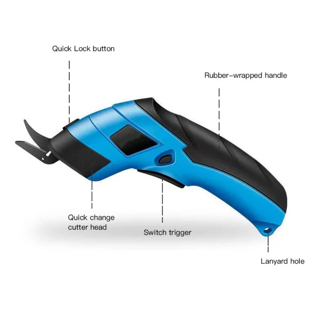 ✂ Ciseau Électrique Rechargeable Multifonction – Puissant, Précis, Sans Effort
