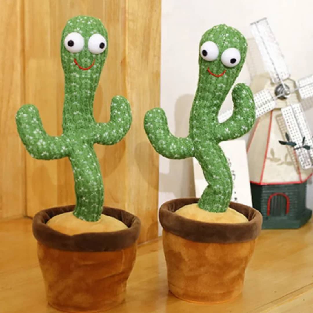 🗣 Peluche Cactus Parlant dans son Pot – Fun, Douceur & Interaction