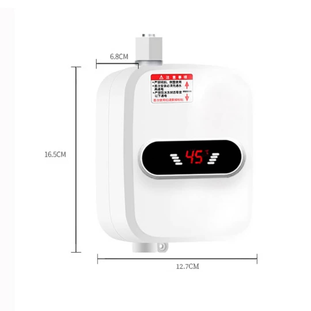 🚿 Mini Chauffe-Eau Électrique Instantané – Douche Confortable en Quelques Secondes !