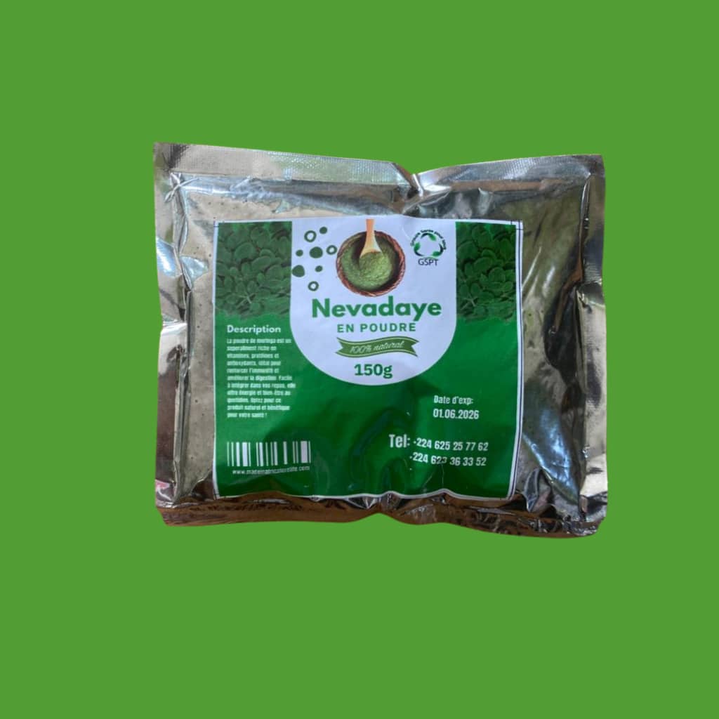 Poudre de Moringa 100% Naturelle – Vitalité, Santé & Énergie au Quotidien