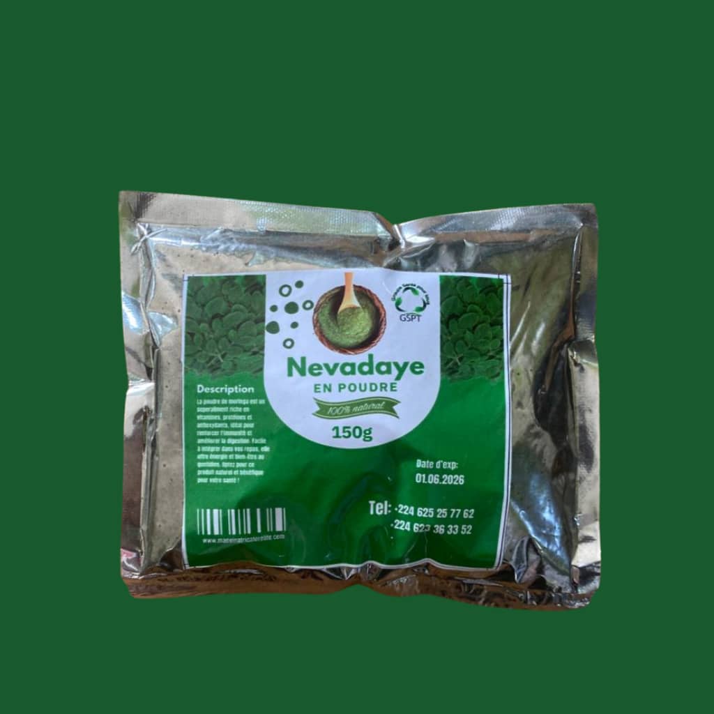 Poudre de Moringa 100% Naturelle – Vitalité, Santé & Énergie au Quotidien