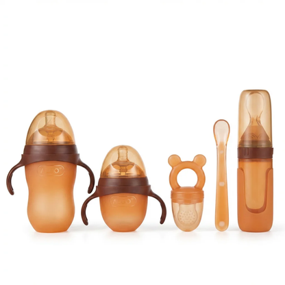 Coffret Cadeau Bébé Premium en Silicone – Élégance, Sécurité & Confort 👶🍼