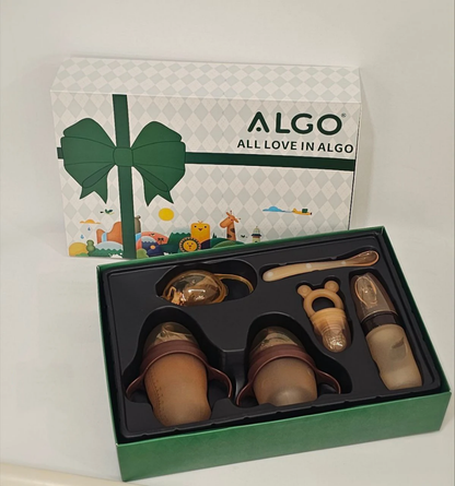Coffret Cadeau Bébé Premium en Silicone – Élégance, Sécurité & Confort 👶🍼