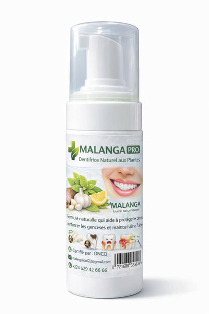 🦷 MALANGA PRO – Dentifrice Naturel aux Plantes