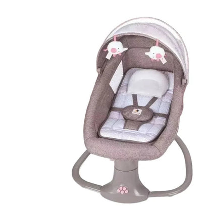 🌟 Balancelle Électrique Bébé avec Bluetooth – Confort, Sécurité et Douceur pour Votre Trésor