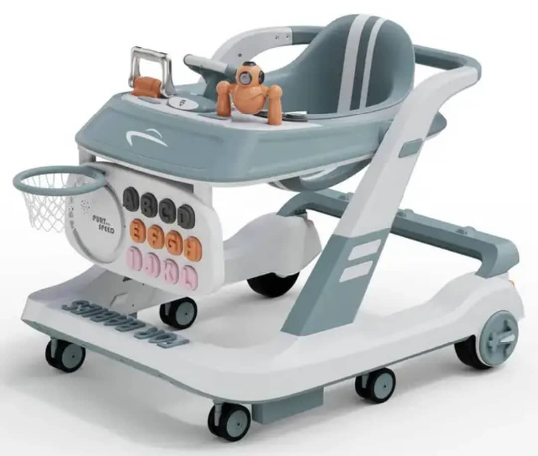 Trotteur Bébé Multifonction – Confort, Sécurité et Éveil pour les Premiers Pas de Votre Enfant 👶✨