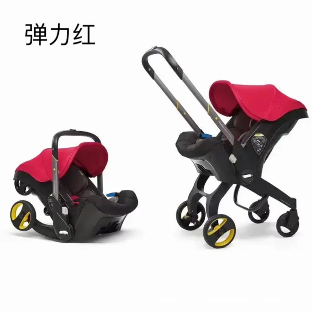 Siège Auto Bébé &amp; Poussette 2-en-1 Premium 🚼✨