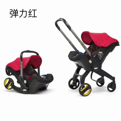 Siège Auto Bébé &amp; Poussette 2-en-1 Premium 🚼✨