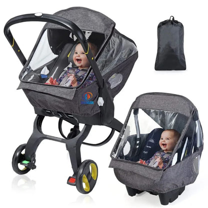 Siège Auto Bébé &amp; Poussette 2-en-1 Premium 🚼✨