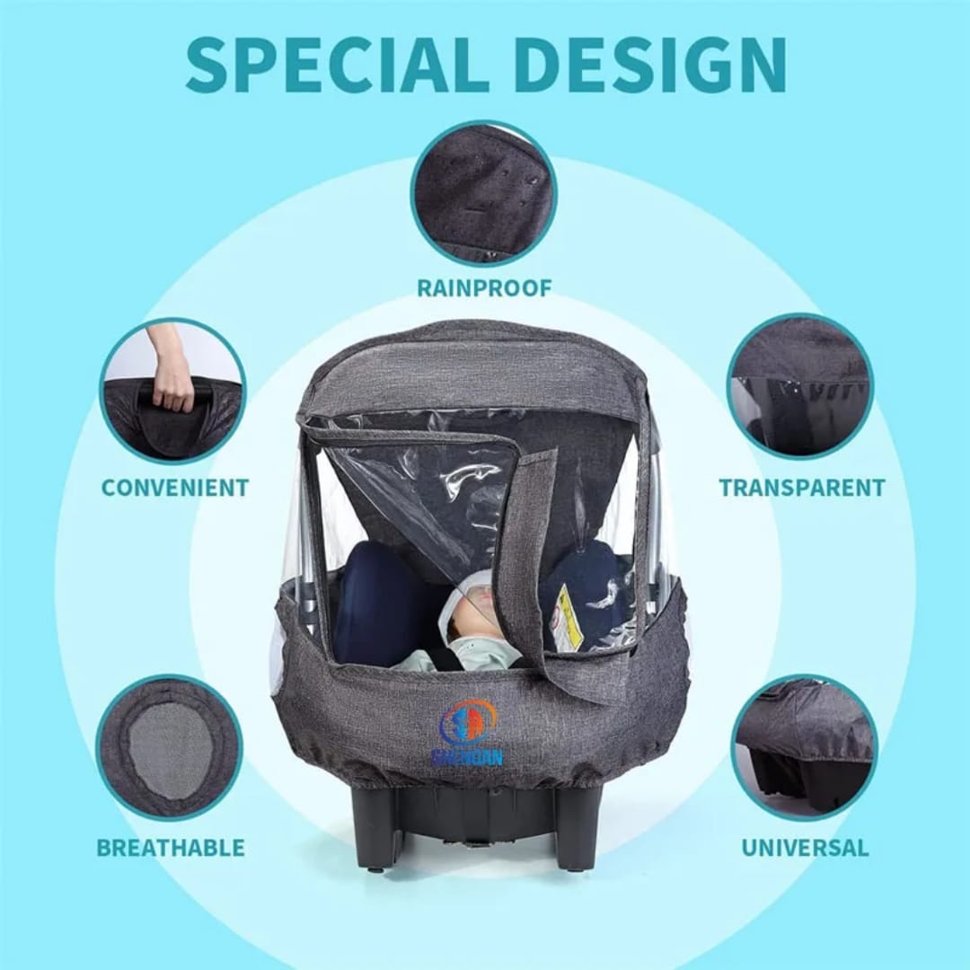 Siège Auto Bébé &amp; Poussette 2-en-1 Premium 🚼✨