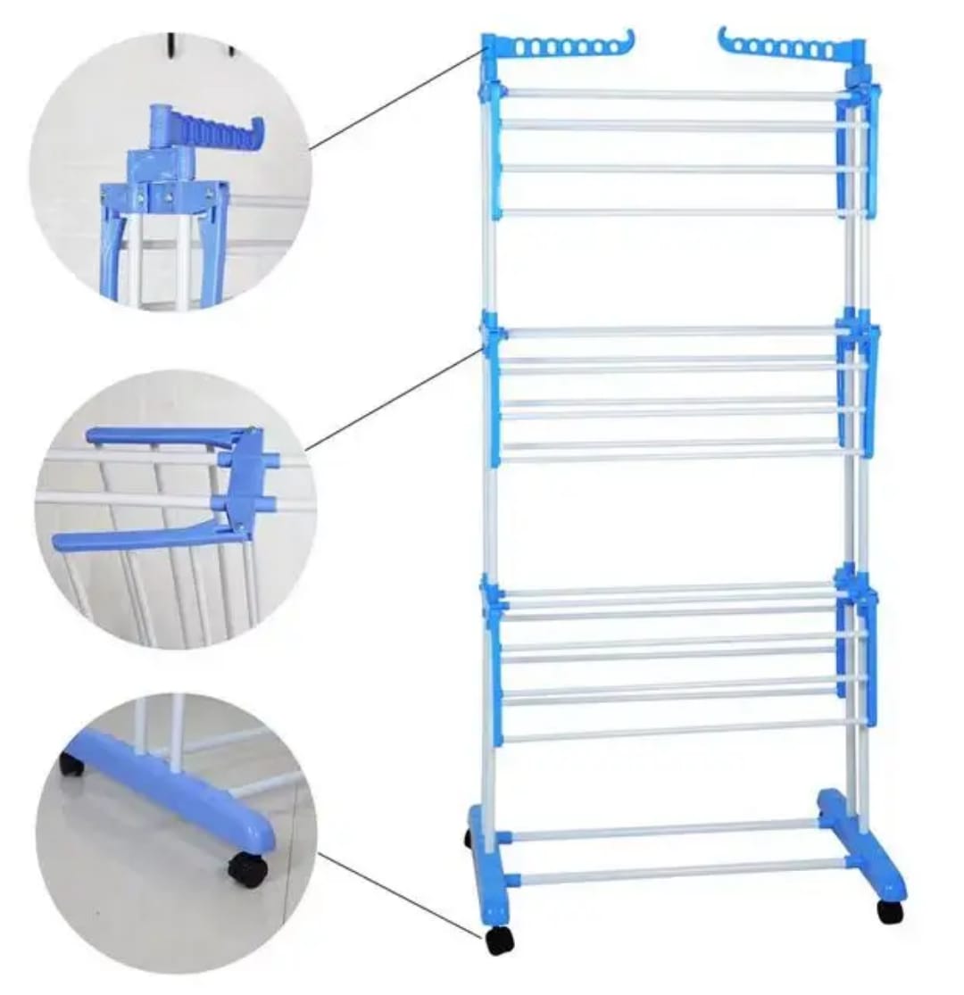 Étendoir à Linge Multifonction Grande Capacité 👕