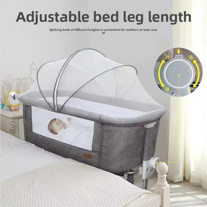 Berceau Bébé Multifonction Premium avec Moustiquaire 👶🛏️
