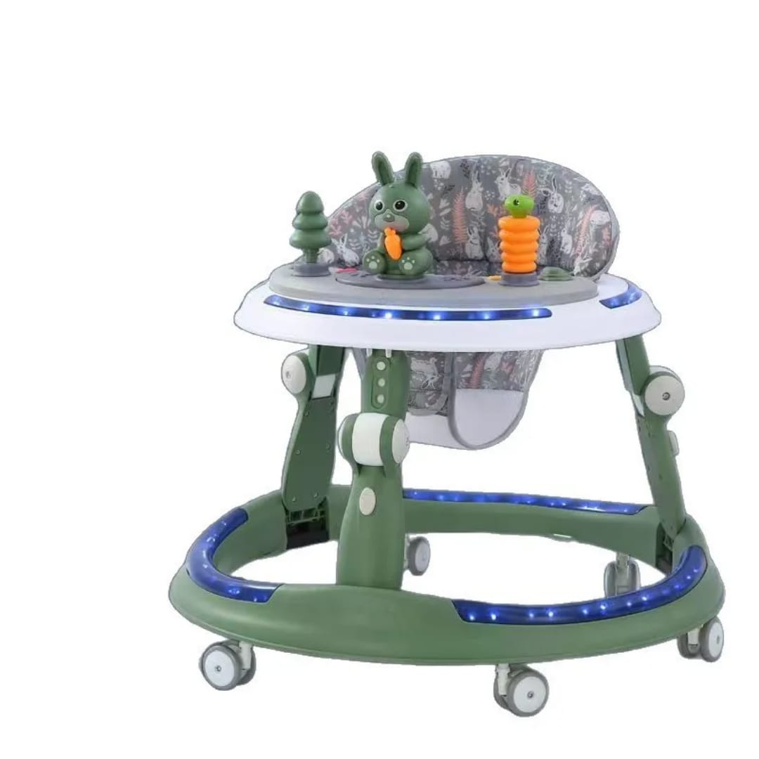 Trotteur Bébé Multifonction 6 en 1 avec Musique, Lumières et Hauteur Réglable 👶✨