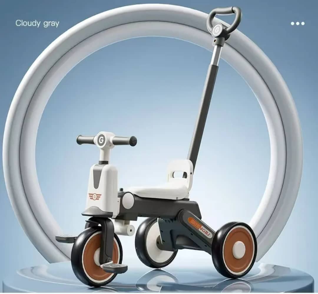 Tricycle Évolutif 4-en-1 pour Enfants – Sécurisé, Confortable et Pliable