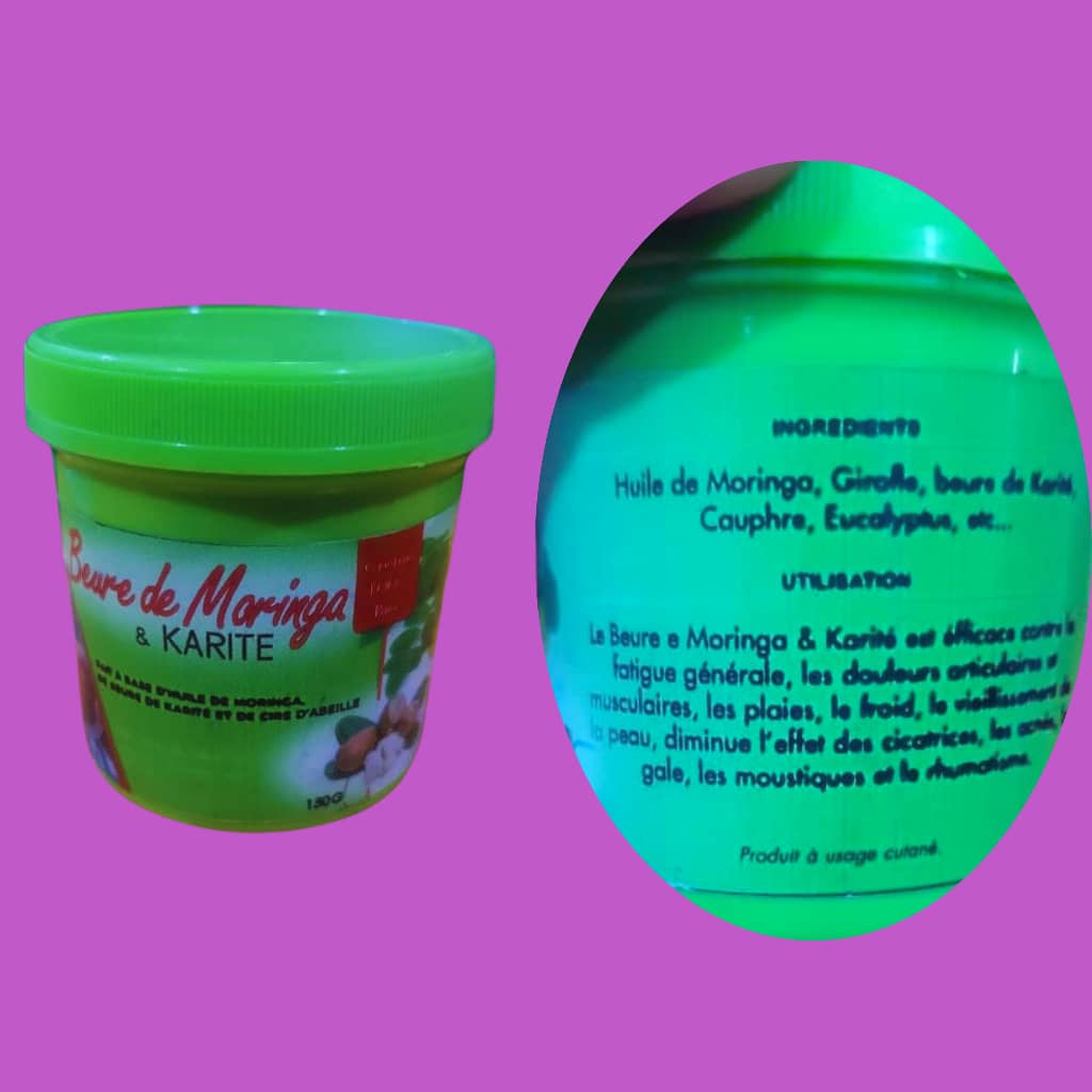 ✨ Beurre de Moringa & Karité – Soin Naturel Multifonction
