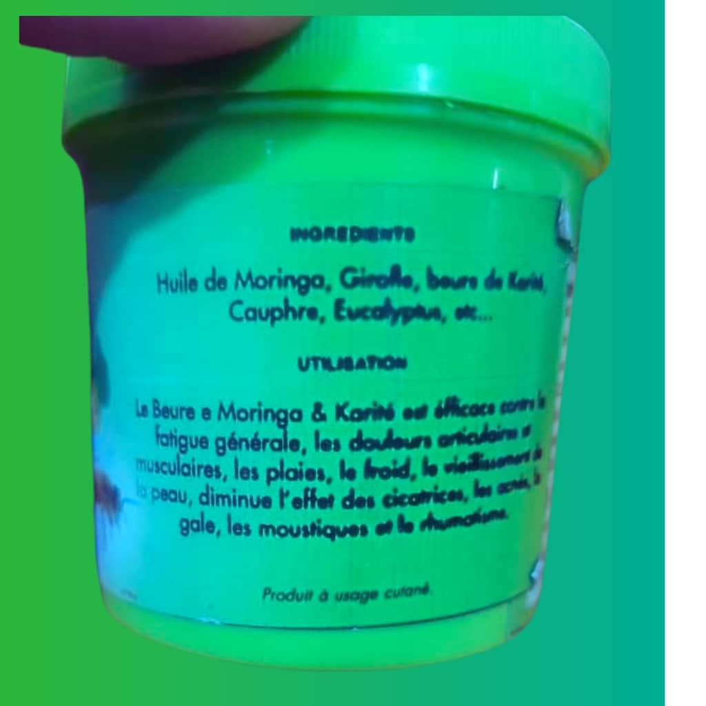 ✨ Beurre de Moringa & Karité – Soin Naturel Multifonction