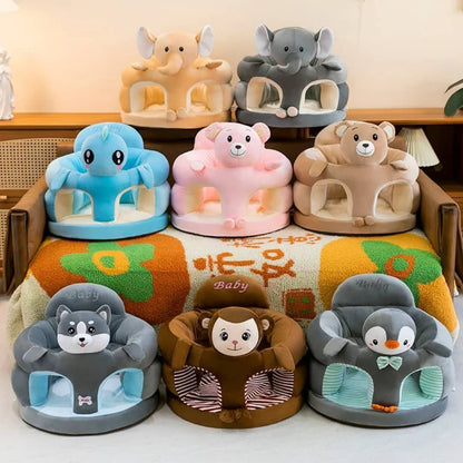 Siège Bébé Peluche Sécurisé – Apprentissage Assis Confortable