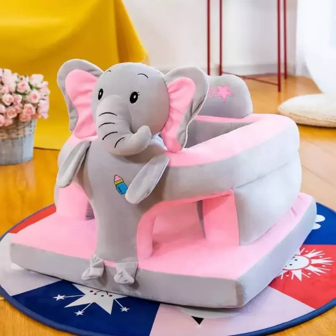 Siège Bébé Peluche Sécurisé – Apprentissage Assis Confortable