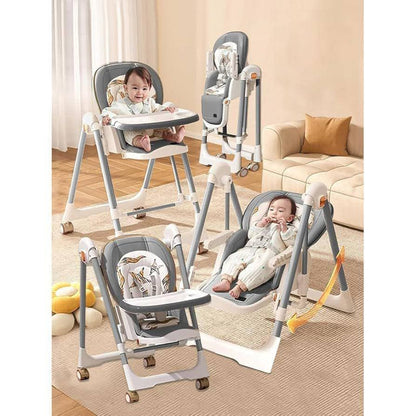 Chaise Haute Bébé Pliable Multifonction 👶✨