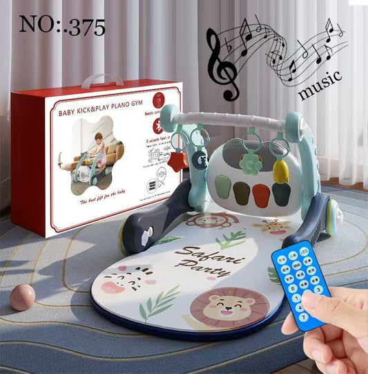 👶 Trotteur Bébé Multifonction 3-en-1 – Éveil, Premiers Pas & Amusement