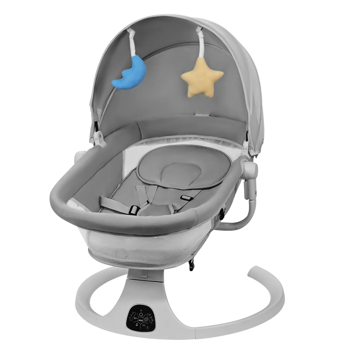 👶💤 Balancelle Électrique Bébé avec Capote – Confort, Éveil & Détente