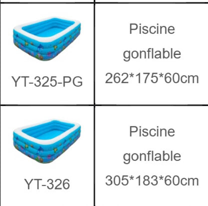 🏊‍♂️💦 Piscine Gonflable Familiale – Le Plaisir de l'Eau à la Maison !