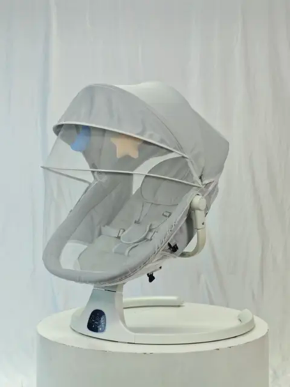 👶💤 Balancelle Électrique Bébé avec Capote – Confort, Éveil & Détente