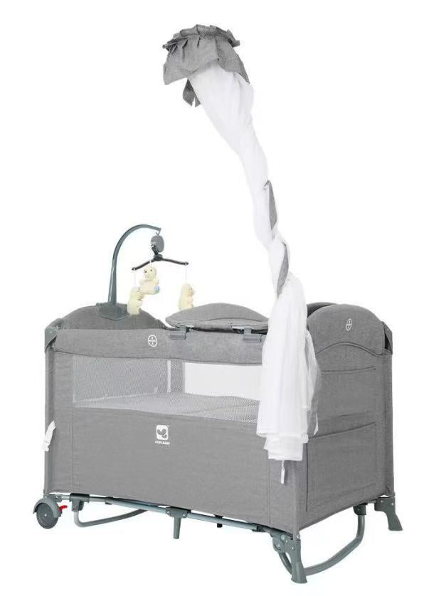 👶🛏️ Lit Bébé Parapluie Multifonction – Confort, Protection & Praticité