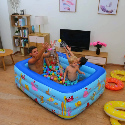 🏊‍♂️💦 Piscine Gonflable Familiale – Le Plaisir de l'Eau à la Maison !