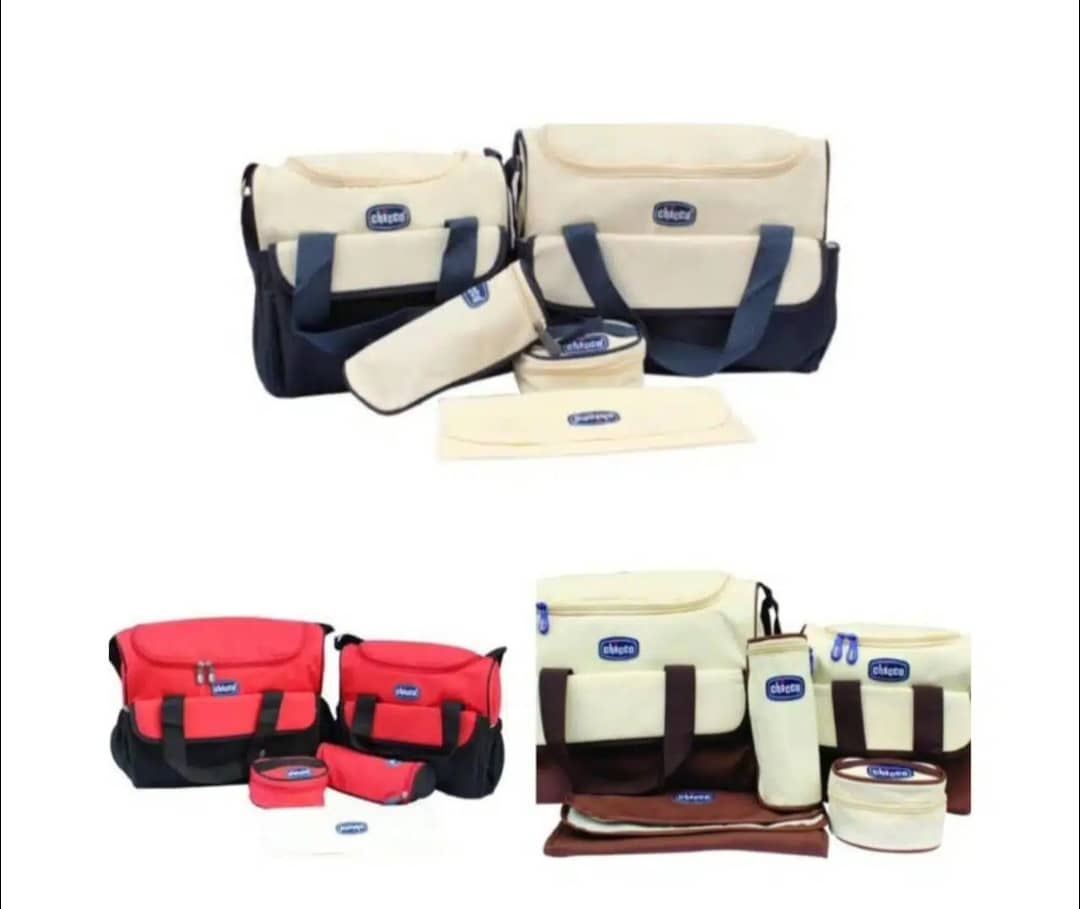 👜👶 Coffret Sac à Langer Bébé 5 Pièces – Tout le Nécessaire pour les Sorties avec Bébé !