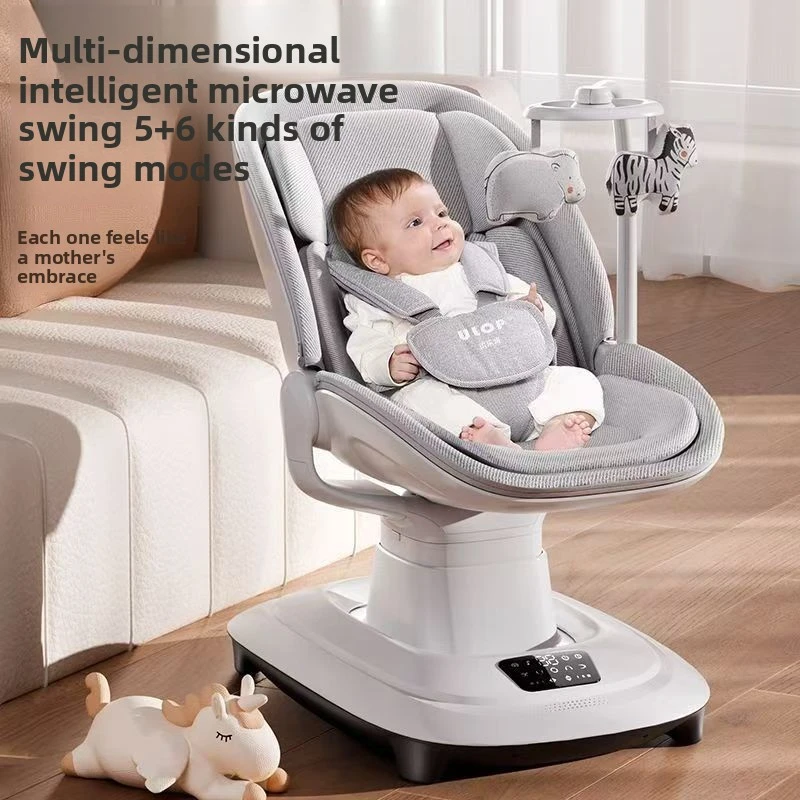 👶 Transat Bébé Multifonction à Mouvements – Confort, Douceur & Apaisement